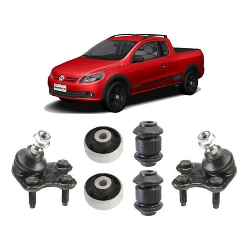 Kit 4 Bucha Pivô Balança Dianteira Saveiro 4 15 16 2017