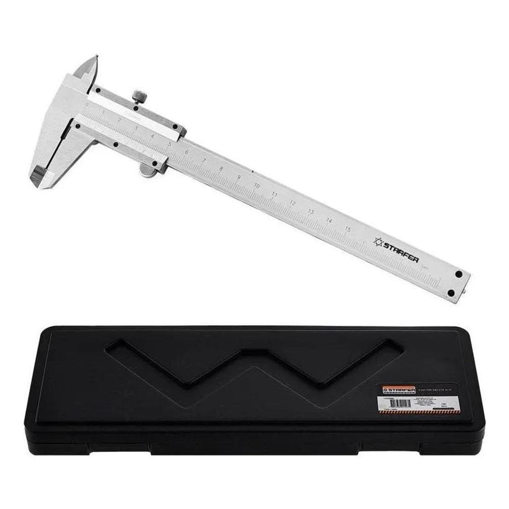 10X Paquímetro Profissional Aço 150X0,02Mm Estojo Starfer