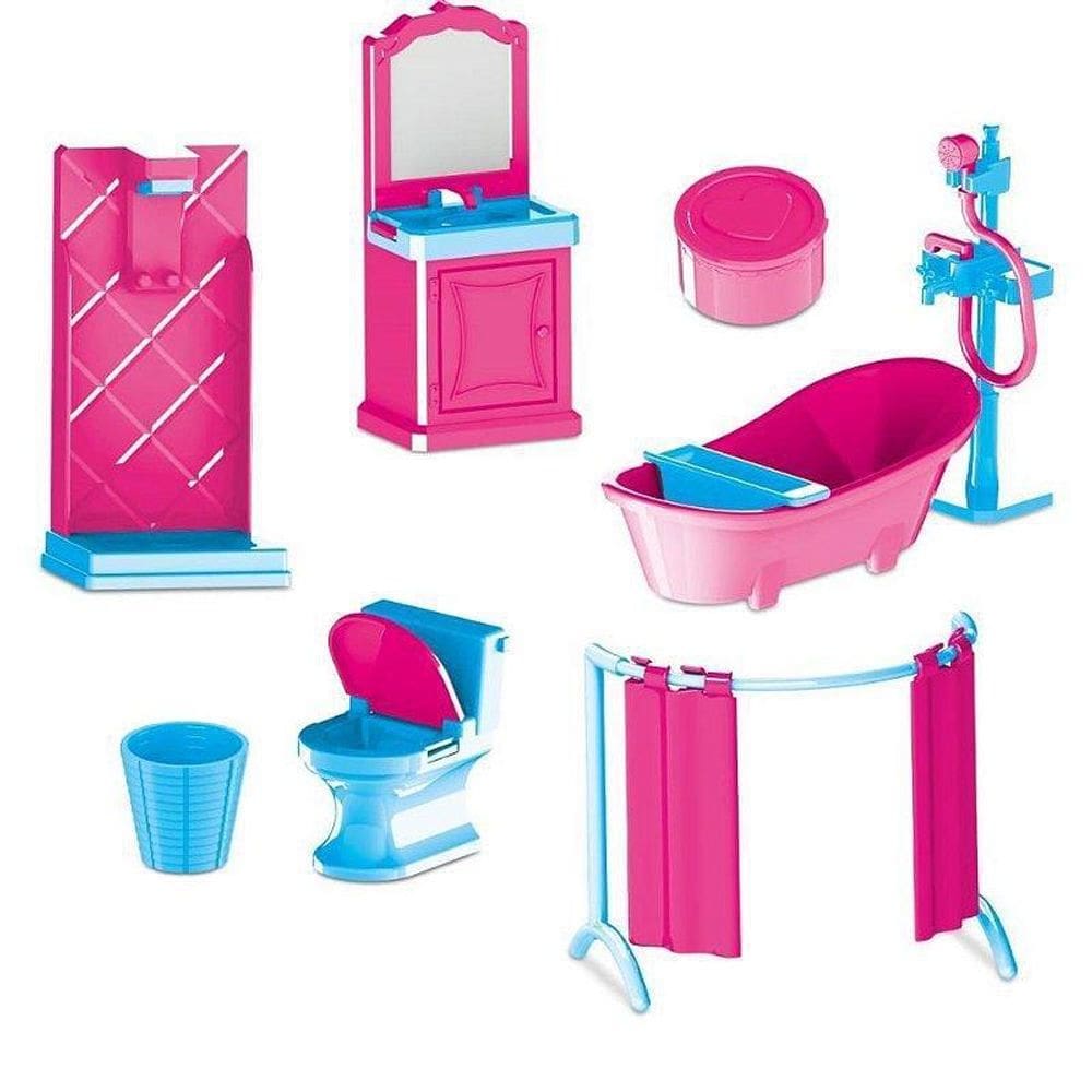 Casinha De Boneca Coleção Judy Home Banheiro