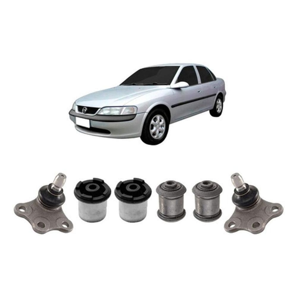 Kit Bucha E Pivô Bandeja Dianteira Vectra 2000 2001 2002 03