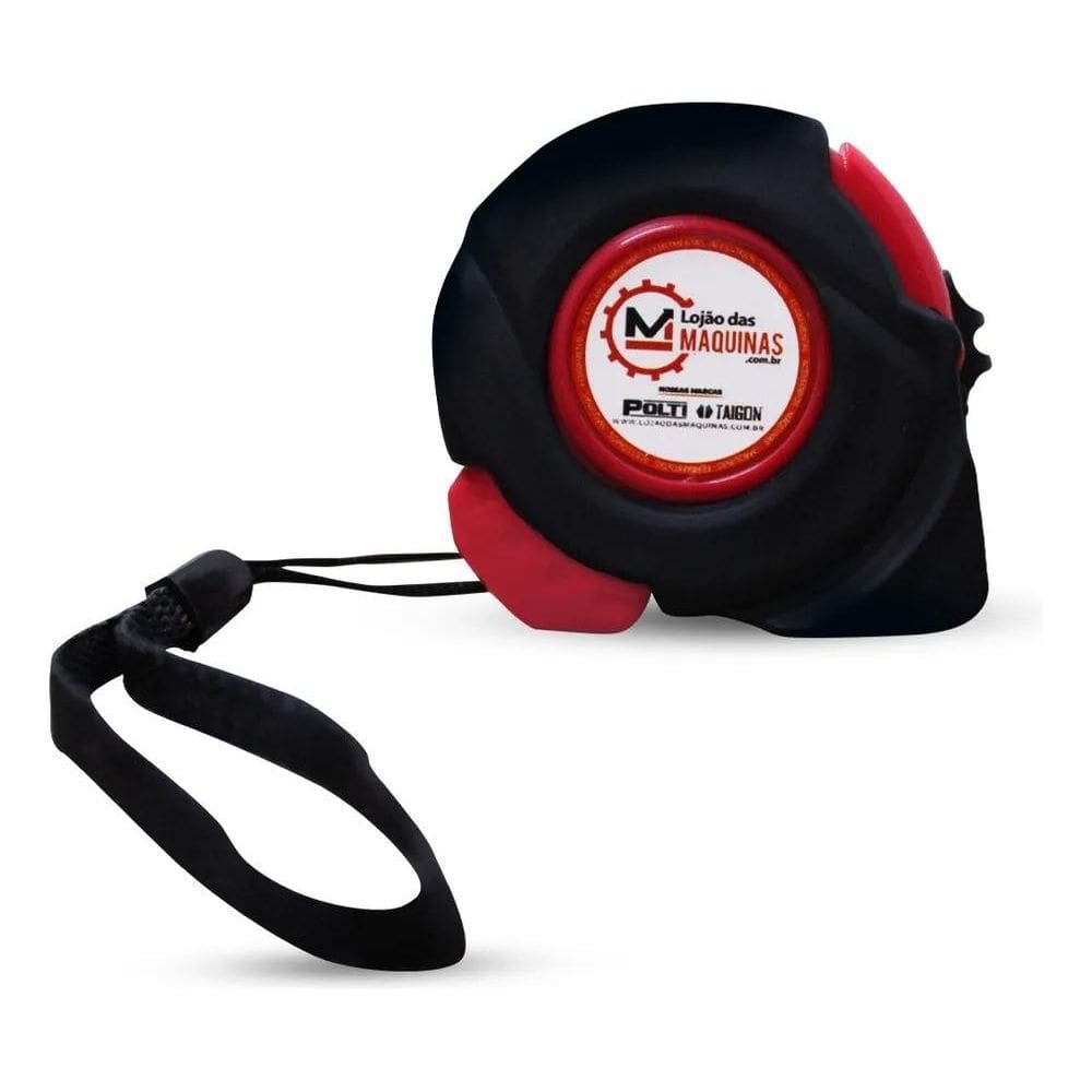 10X Trena De Aço 5 Metros X 19 Mm Com Trava Emborrachada Polt