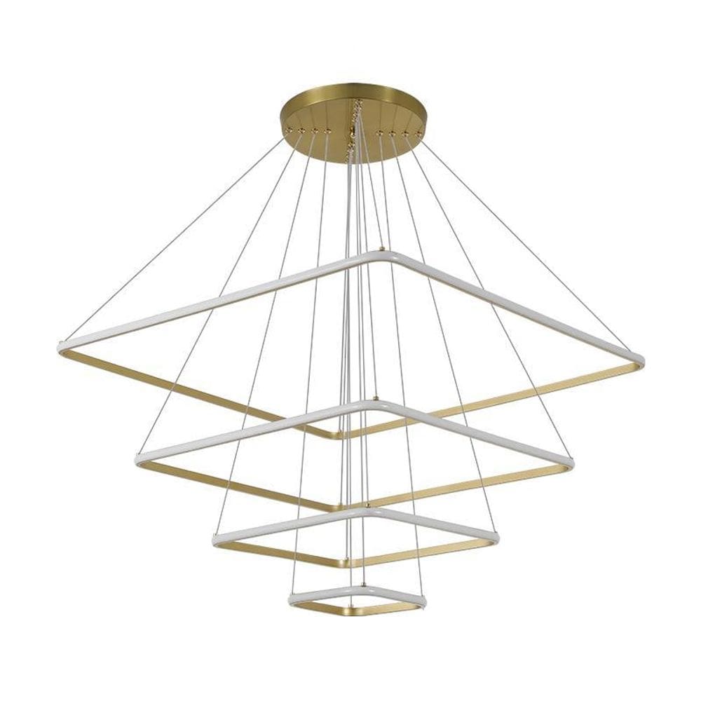 Lustre Pendente Nordecor Inverse Dourado LED 120W