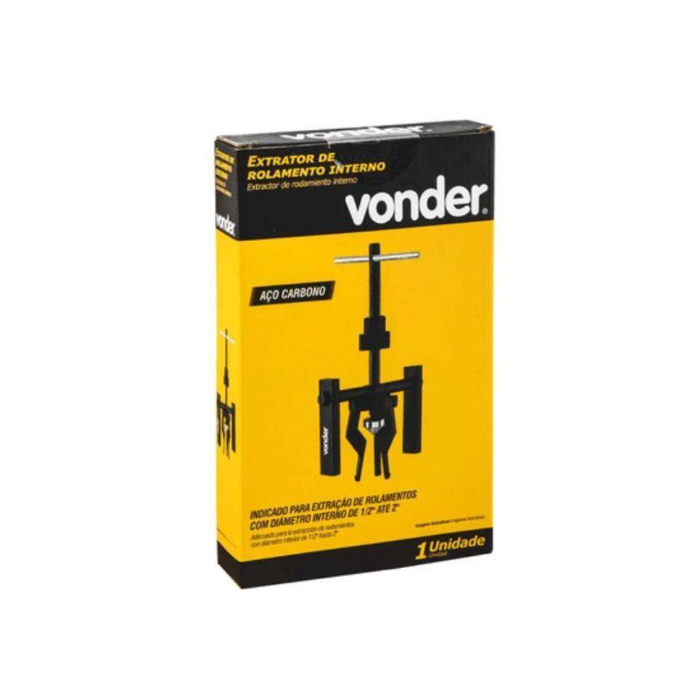 Extrator Rolamento Interno 3 Mandíbulas - Aço Carbono