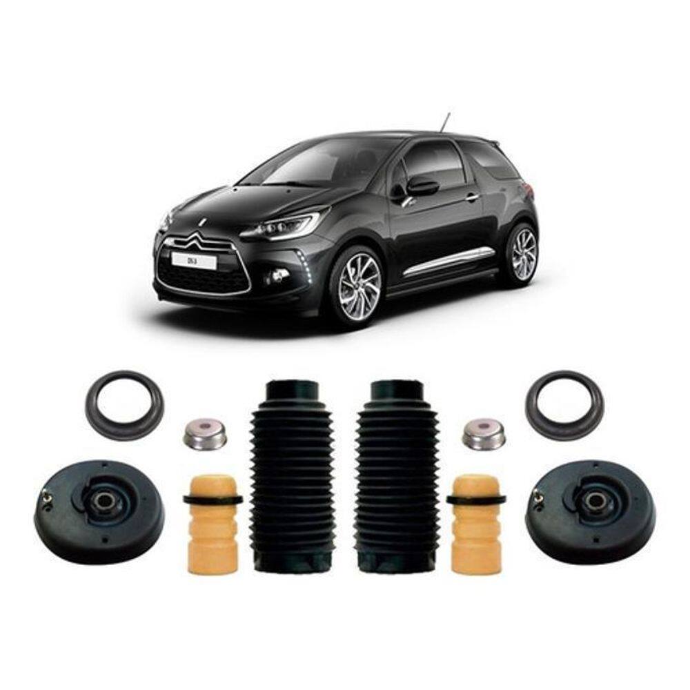 Par Kit Coxim Amortecedor Dianteiro Citroen Ds3 2015 2016