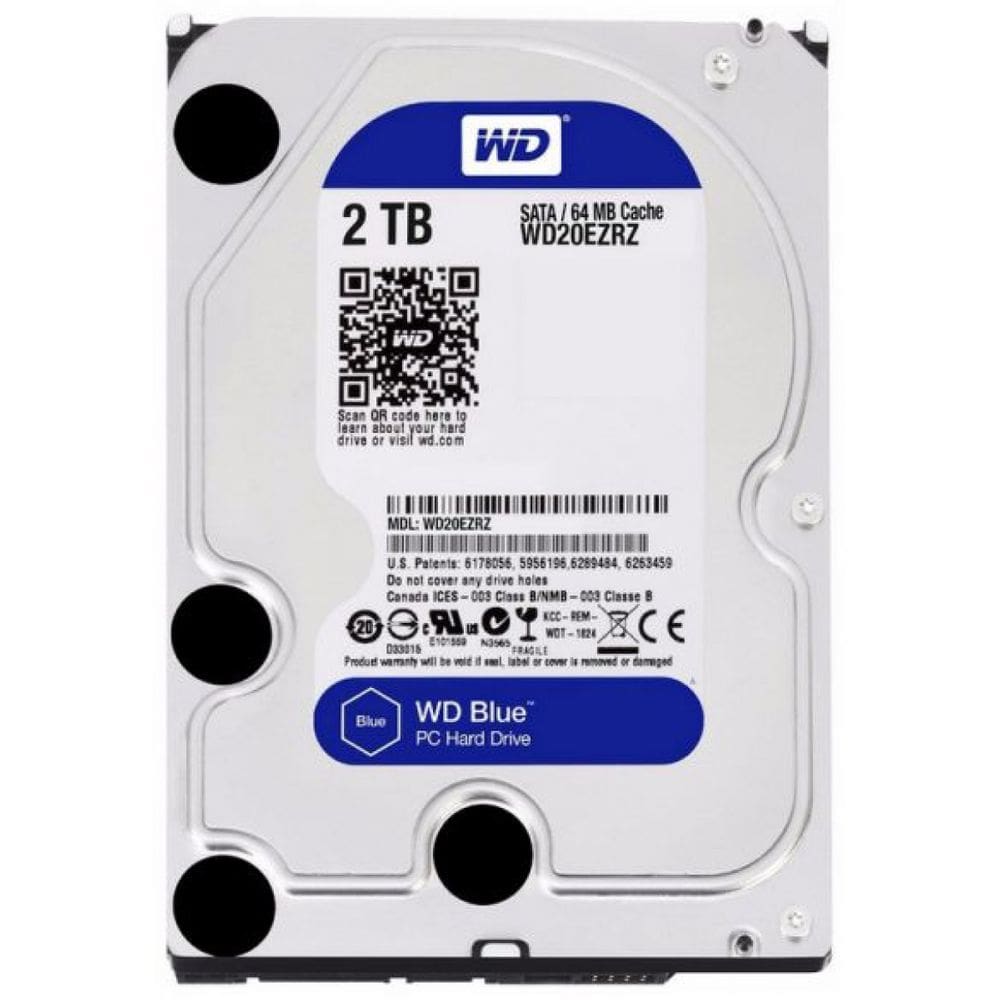 Hard Disk Western Digital Blue 2Tb Wd20Ezrz