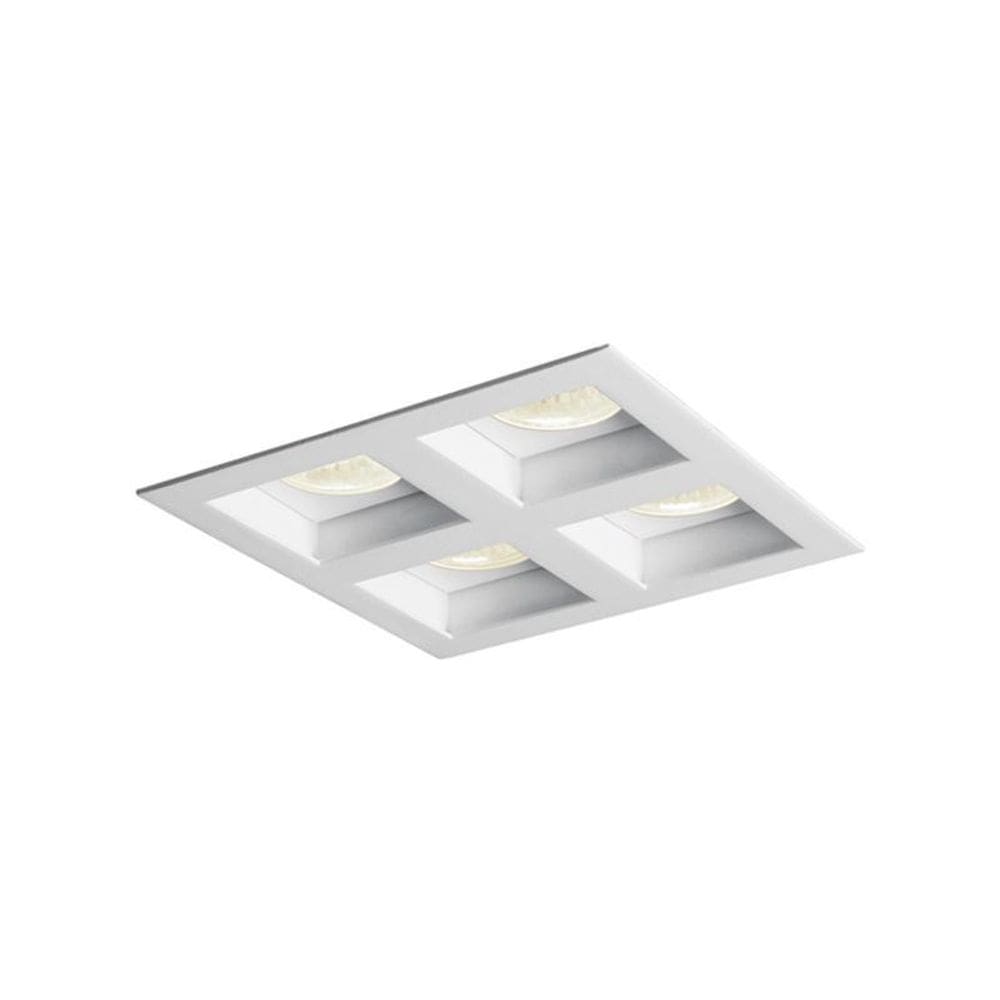 Spot De Embutir Newline Flat Para 4 Lâmpadas Par 20 E27 Bivo