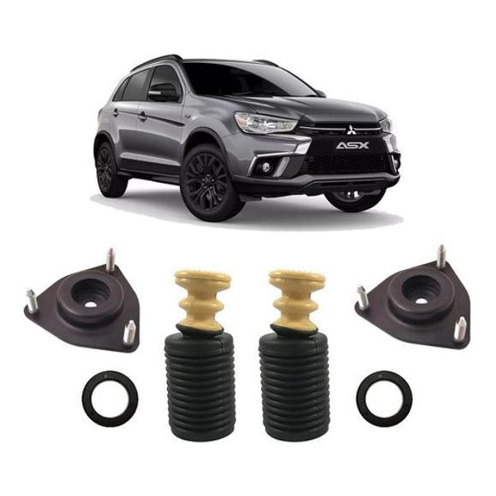2 Kit Dianteiro Asx 2010 A 2020 Coxim Rolamento Batente Novo