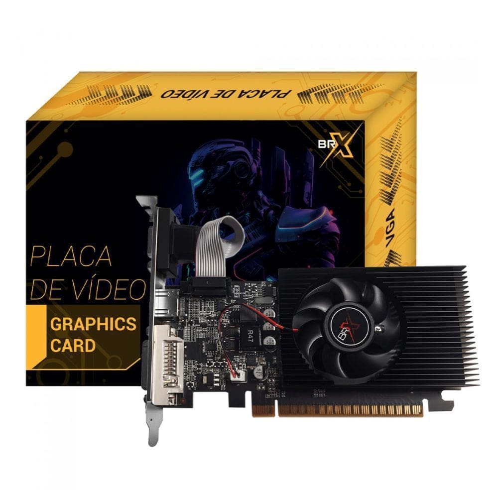 Placa de Vídeo Pcie GT730 4096MB 128Bit DDR3