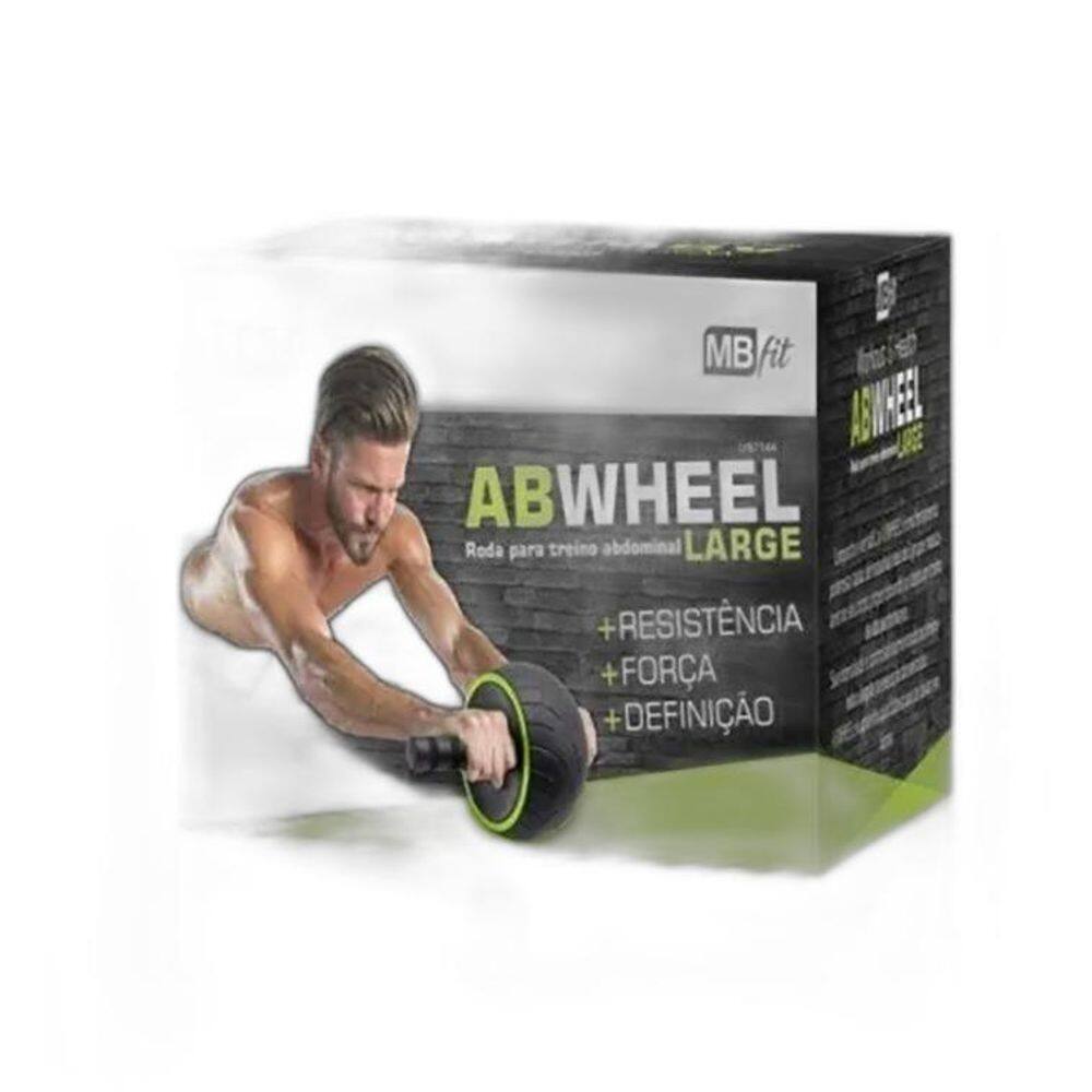 Rolo Roda Abdominal Treino De Abdômen Sala Quintal Portátil