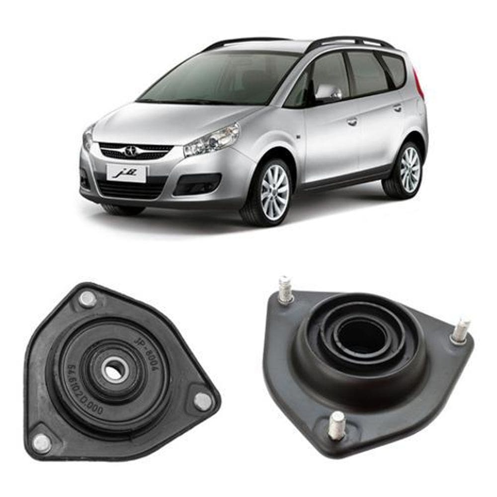 2 Coxim Com Rolamento Dianteiro Jac J6 2014 2015 2016 2017
