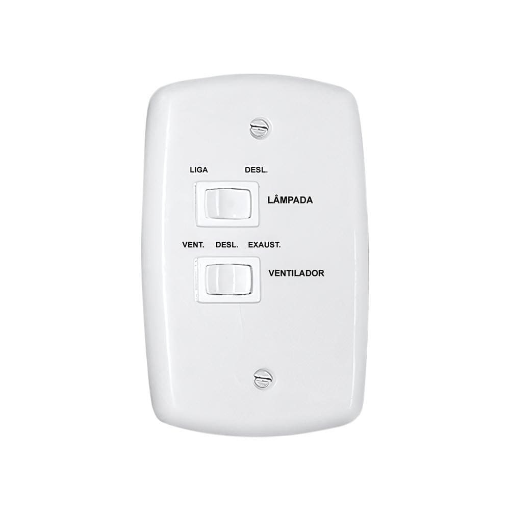 Chave De Reversão Venti-Delta Bivolt Branco Bivolt 99-0088
