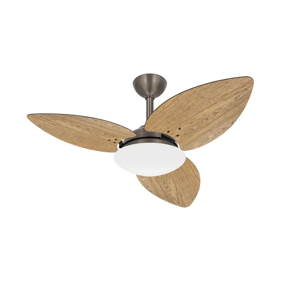 Ventilador Teto Winds Bronze 3 Pás Freijó Quarto Ventax 220V