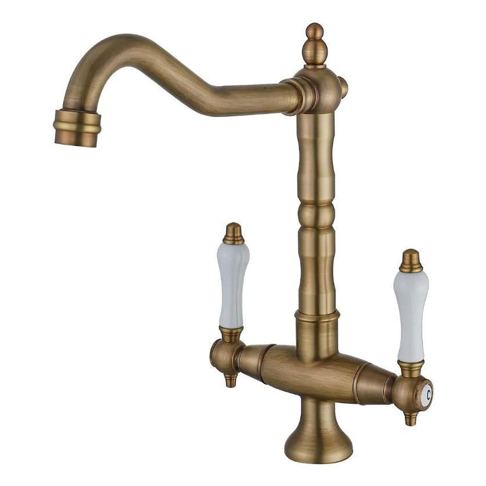 Torneira Misturador Gourmet Vintage Ouro Escovado