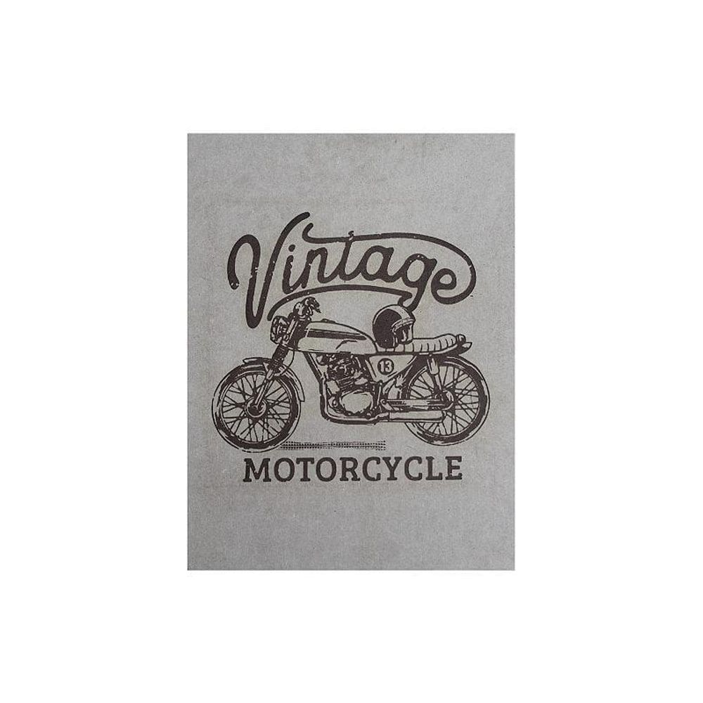 Placa Decorativa Adesiva Não É Segredo Moto Mdf 30X40 Ns0403