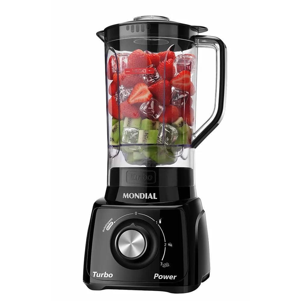 Liquidificador Mondial Turbo Power Preto 220V L-99-FB