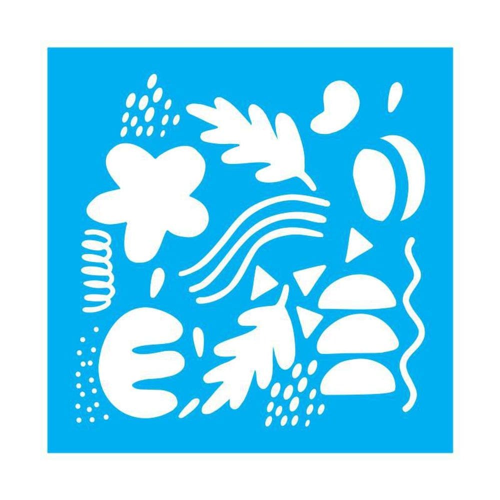 Stencil Tamako Pintura Orgânica - 30X30Cm - Ref D257