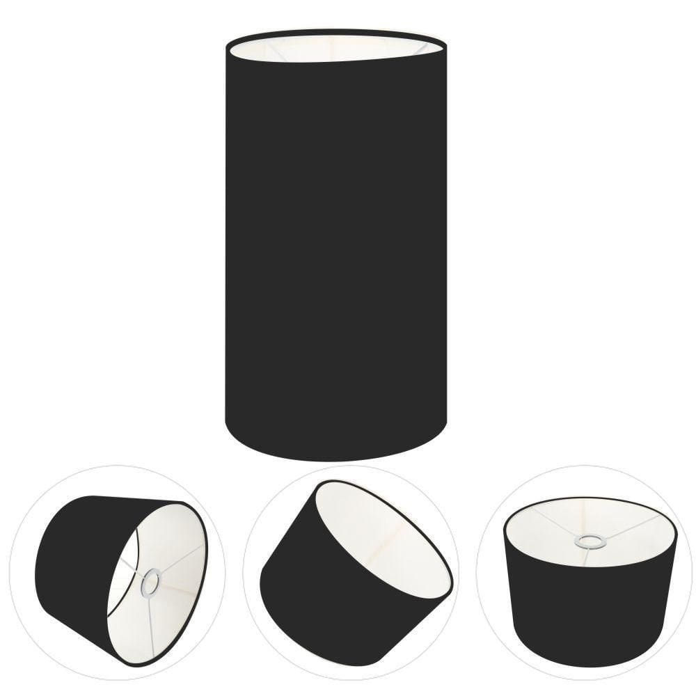Cúpula Abajur E Luminária Cilíndrica Vivare Cp-7002 ø13x30cm - Bocal Nacional Preto