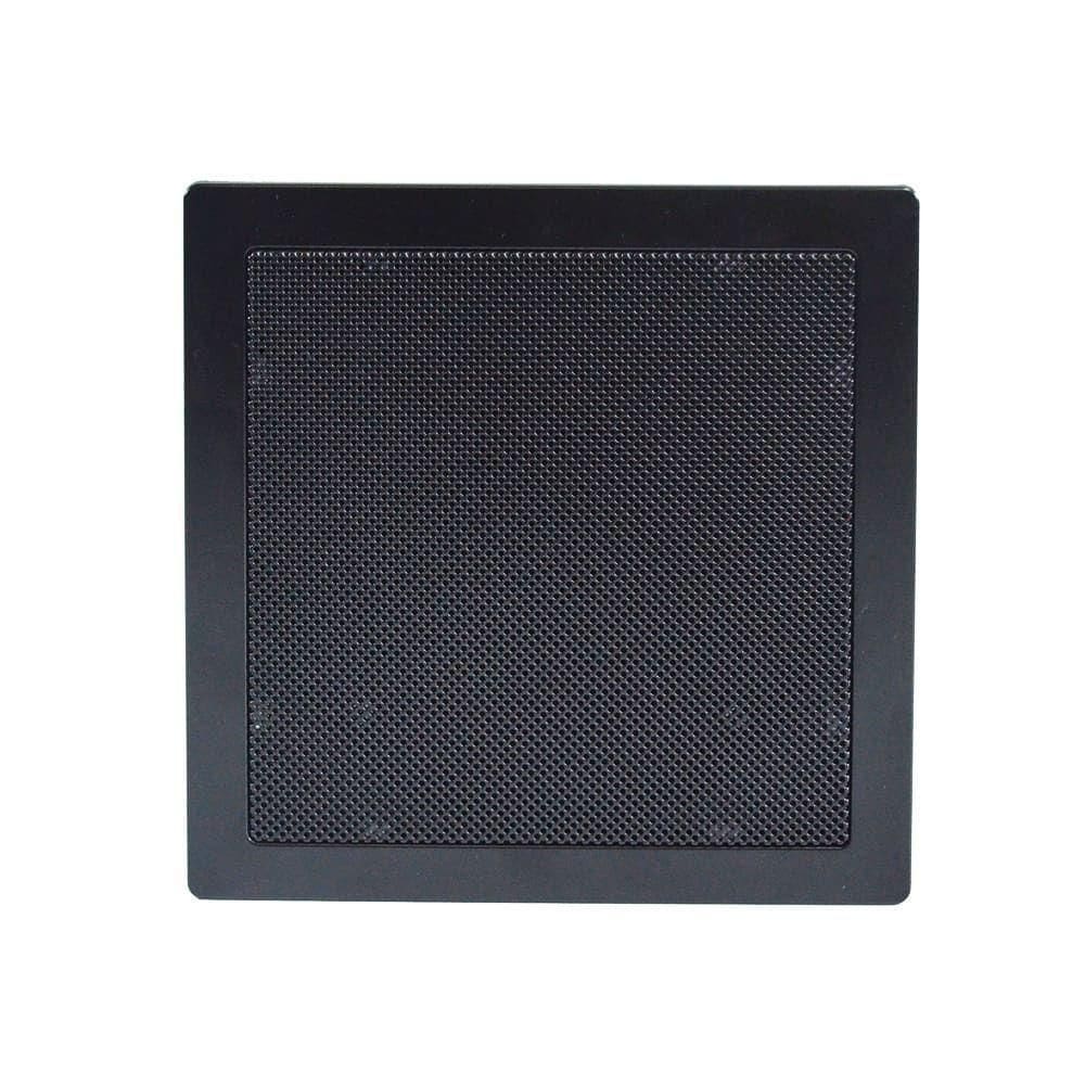 Arandela Quadrada Plastica Fiamon 6 Polegadas Com Difusor 30rms 8r Preta