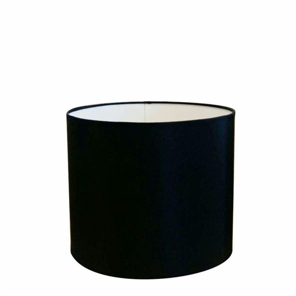 Cúpula Abajur Cilíndrica Cp-7012 ø30x25cm Preto