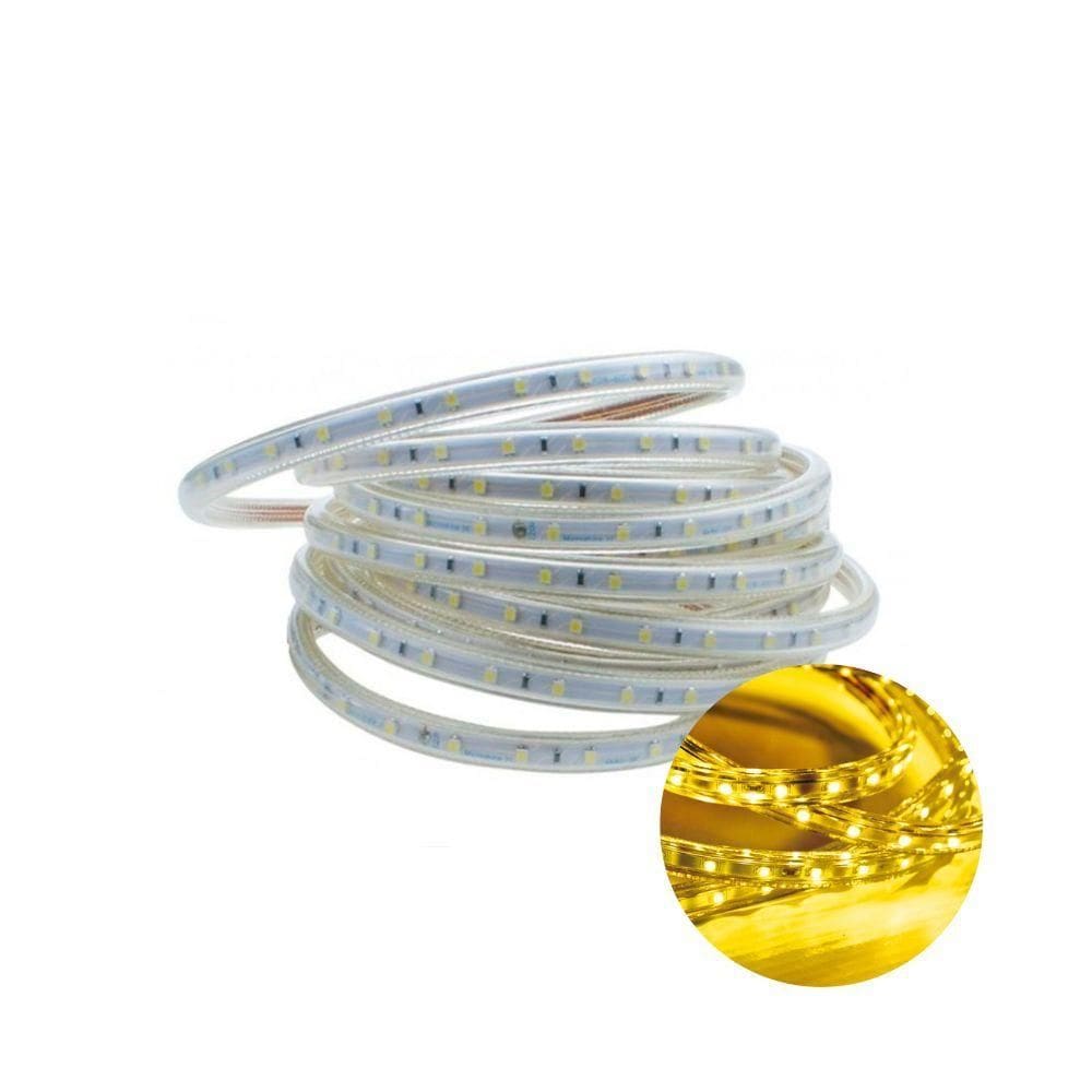 Kit 5 Metros Fita Led Taschibra 5w/m Ip67 2200k âmbar 110v