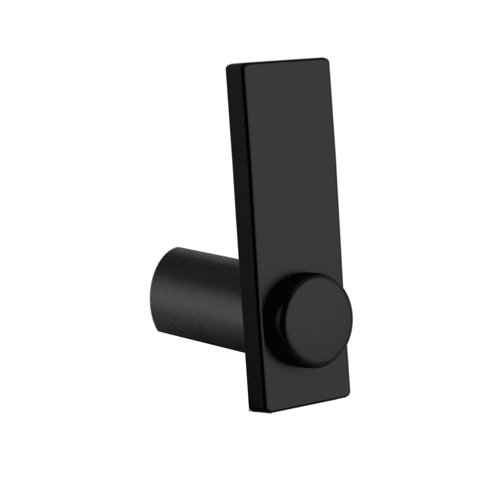 Cabide Gancho Para Banheiro Preto Patmos Grego Metal