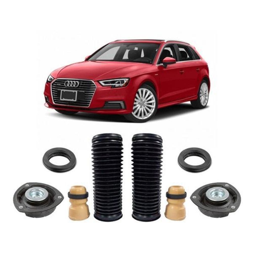 2 Kit Batente Coxim Dianteiro Audi A3 2017 2018 2019 2020