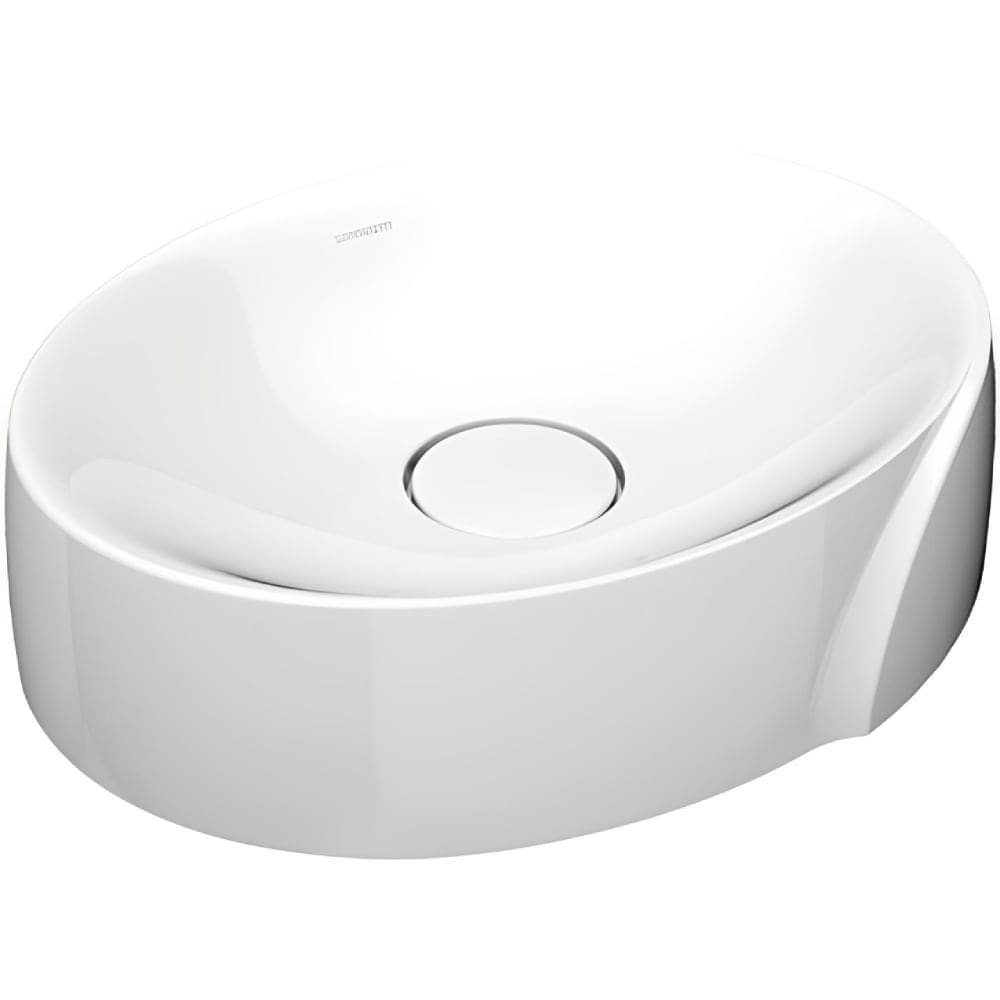 Cuba Oval Apoio 50x42cm Branca CA-03 - 7713046 - LORENZETTI