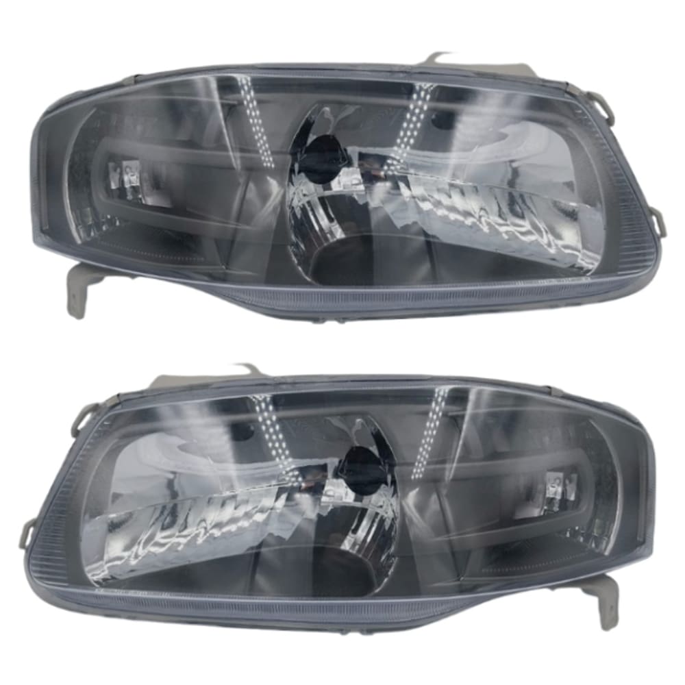 Par Farol Gol G4 Parati Saveiro 2006 A 2014 Mascara Cinza