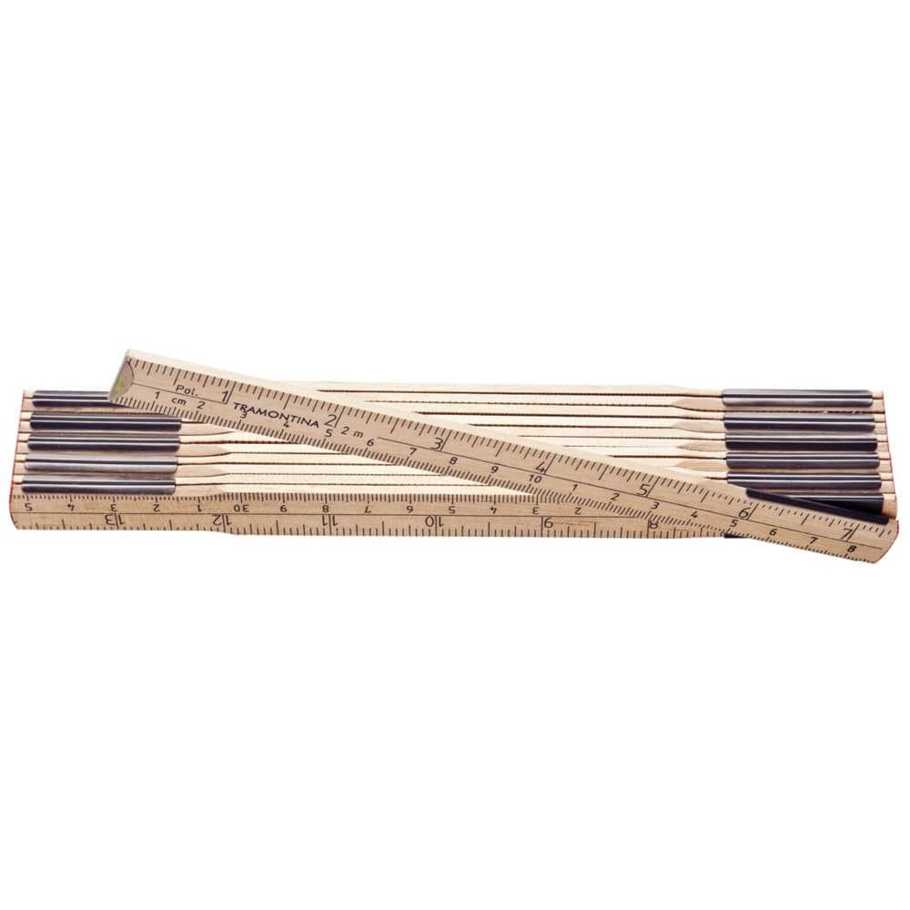 Escala Métrica de Madeira com 2 Metros - 43160002 - TRAMONTINA
