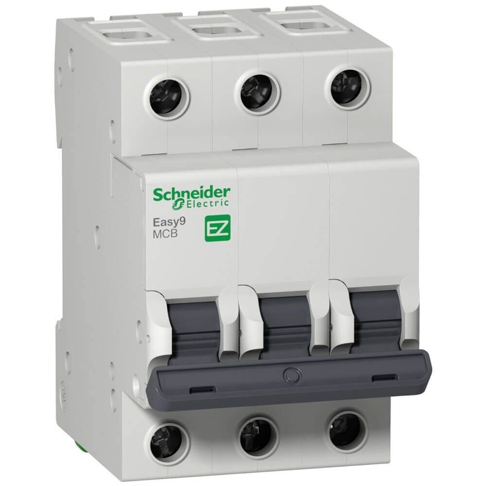 Disjuntor Easy9 3P com Curva C de 32 Ampères e 400 Volts - EZ9F33332 - SCHNEIDER