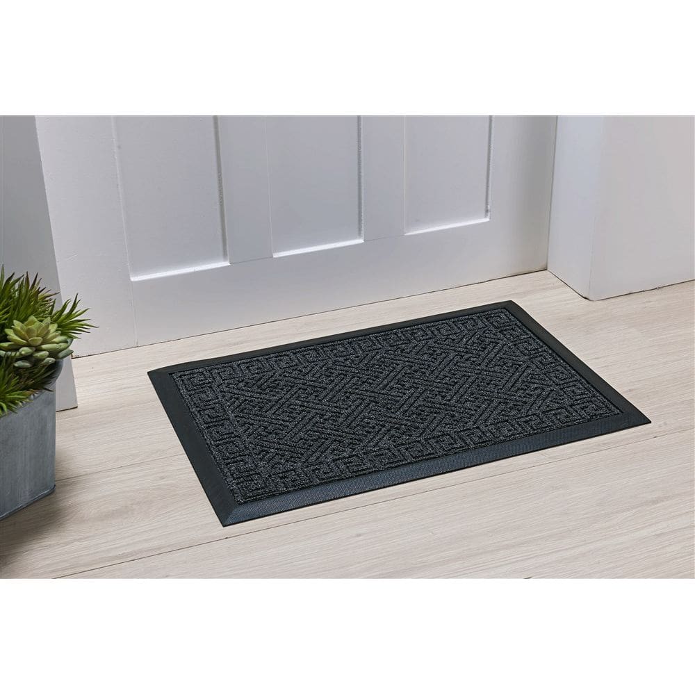 Tapete Capacho Porta Grafite Antiderrapante