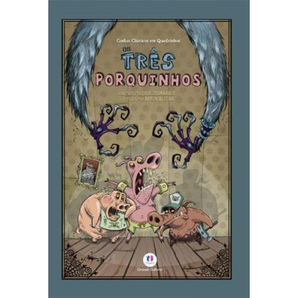 Livro Contos Clássicos Em Quadrinhos - Os Três Porquinhos