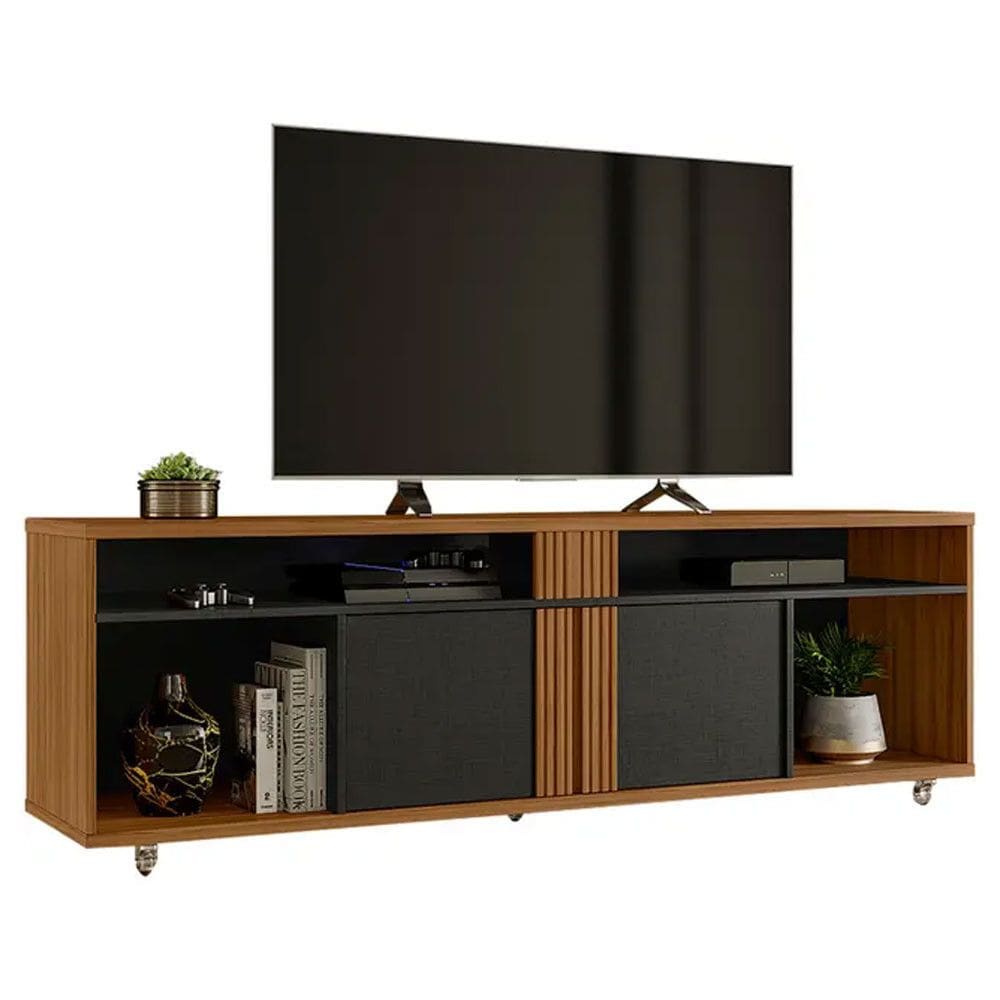 Rack para TV  NT1290 até 70 Polegadas 2 Portas Articuladas Notável Móveis
