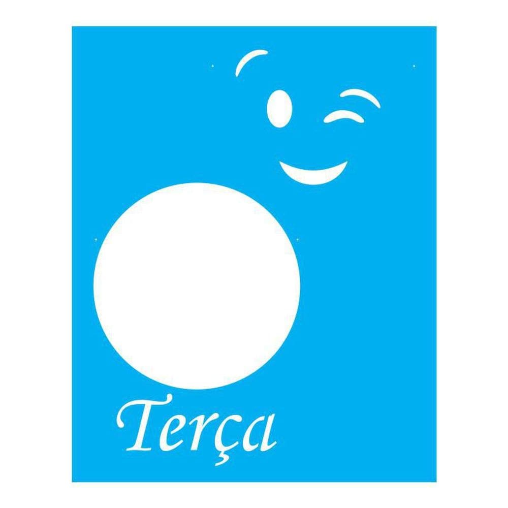 Stencil Tamako Emoticon - 20X25Cm - Ref B815