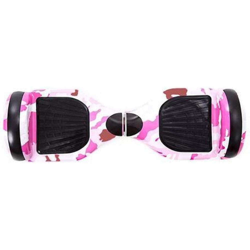 Hoverboard Overboard Skate Elétrico Led Rosa Camuflado Nº3