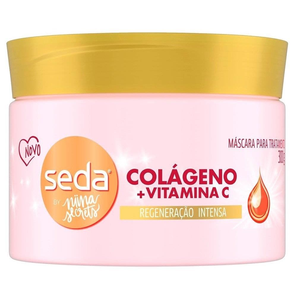 Creme de Tratamento Seda Colágeno, Vitamina C, 300g