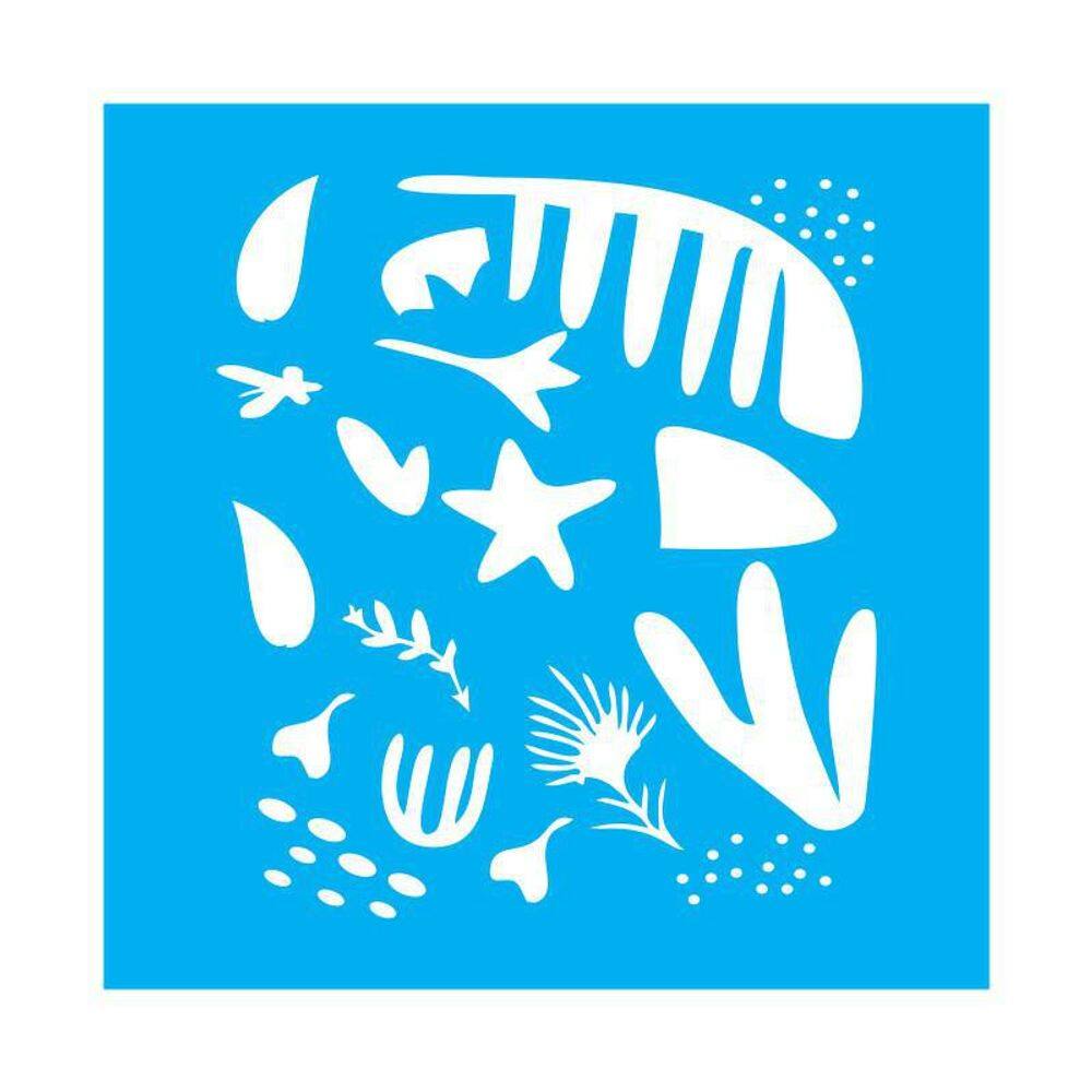 Stencil Tamako Pintura Orgânica - 30X30Cm - Ref D262