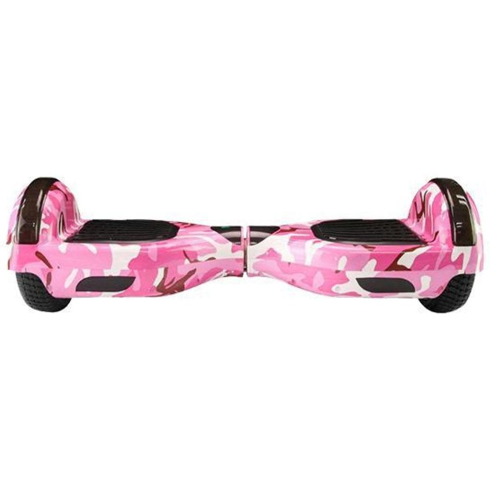Hoverboard Overboard Skate Elétrico Led Rosa Camuflado Nº18