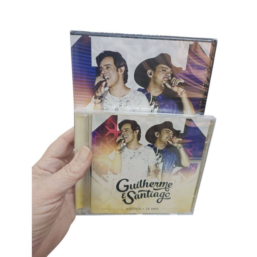 DVD Guilherme & Santiago - Acústico 20 Anos DVD/CD DUPLO
