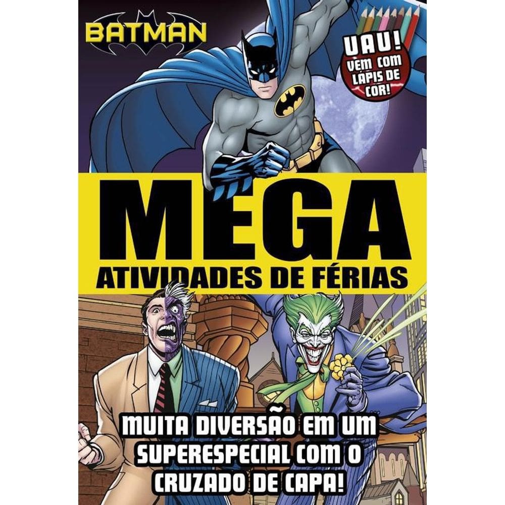 Livro Mega Atividades De Férias - Batman
