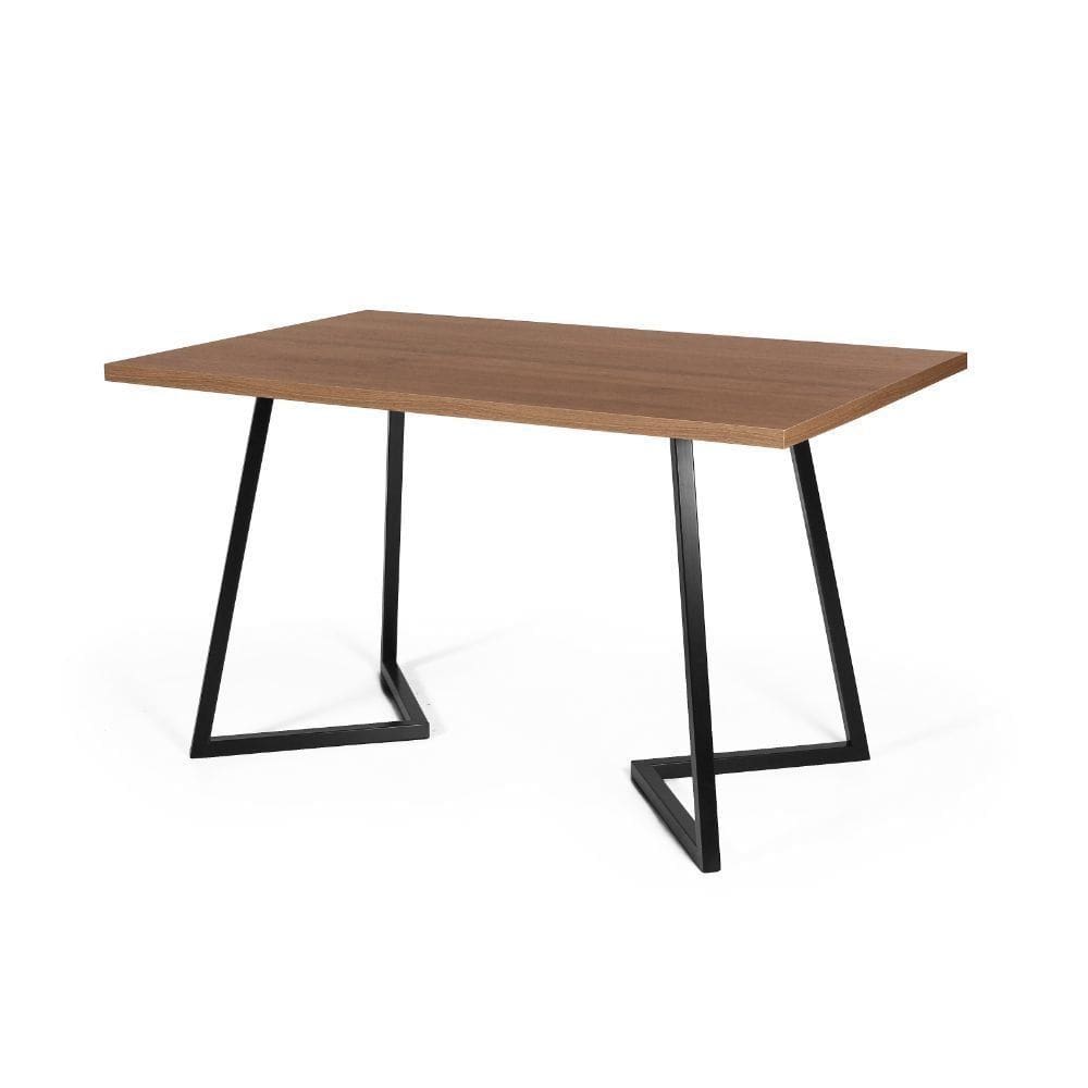 Mesa de Jantar 4 Lugares Retangular 140x75 Industrial Rigo - Straub Web