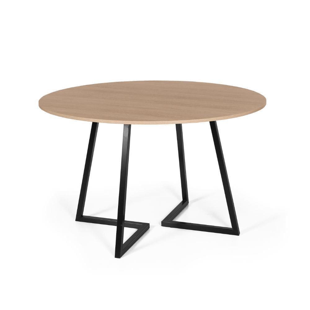 Mesa de Jantar 4 Lugares 90cm Redonda Industrial Rigo - Straub Web