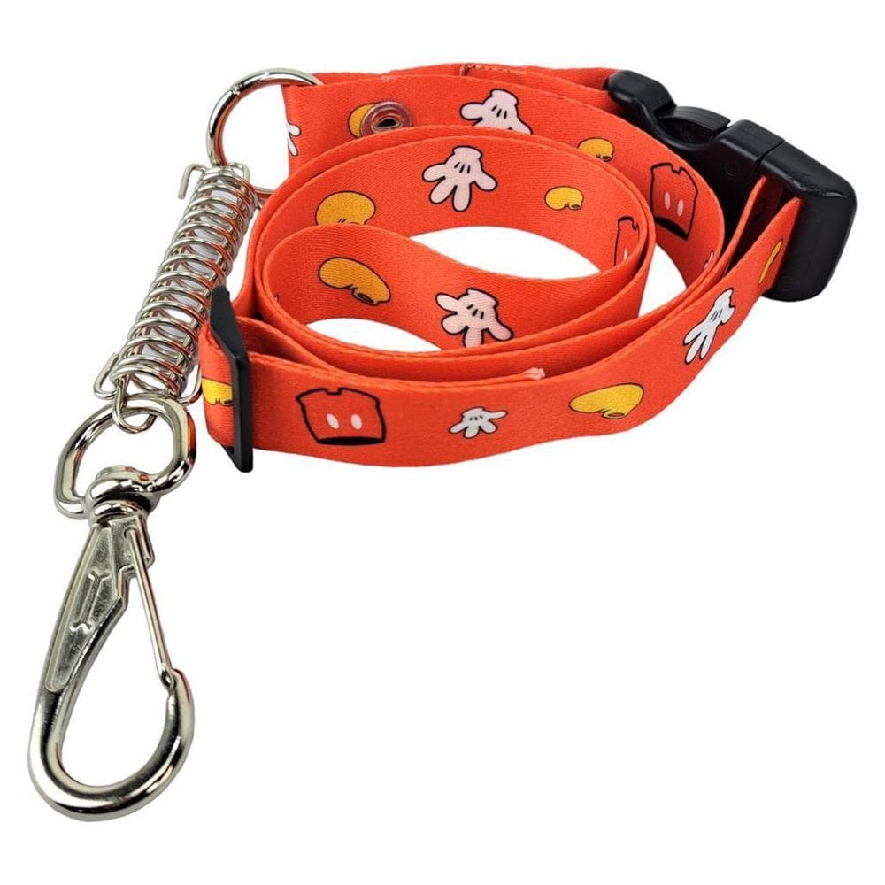 Kit Coleira E Guia Desenho Mickey Mouse Cachorro Cão