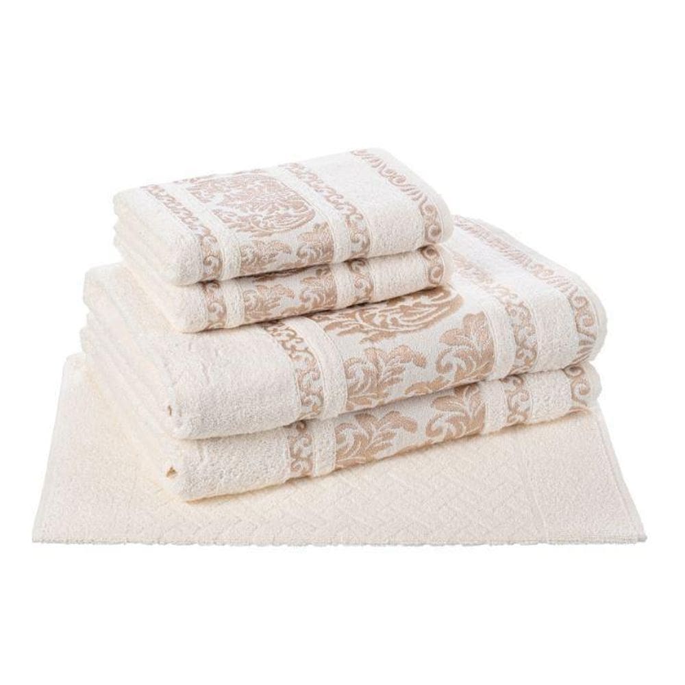 Jogo Toalha De Banho Gigante 5 Pçs Ibiza Cavhome
