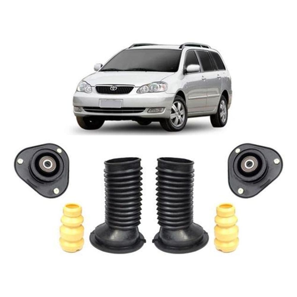 2 Kit Coxim Amortecedor Dianteiro Fielder 2002 2003 2004 05
