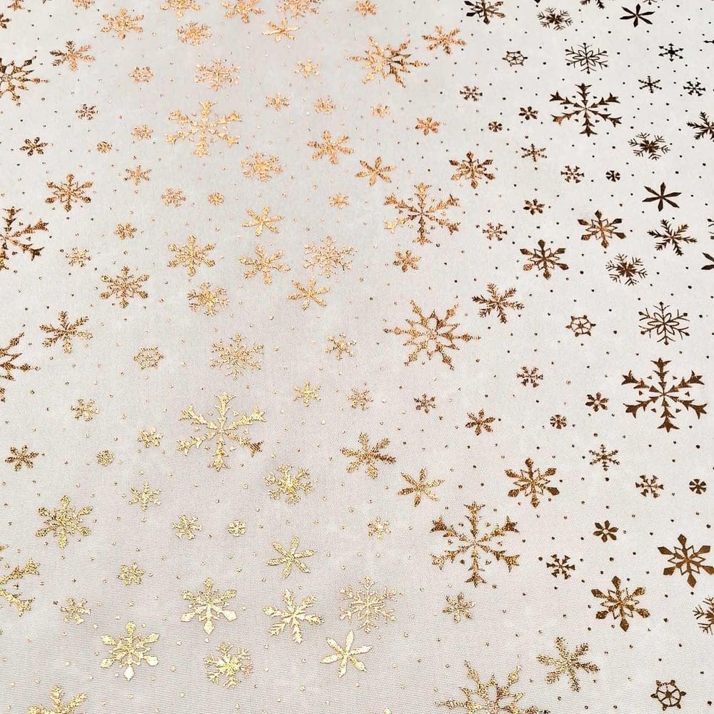 Tecido Oxford Natal Estampado Natalino Brilho Rolo 3 Metros