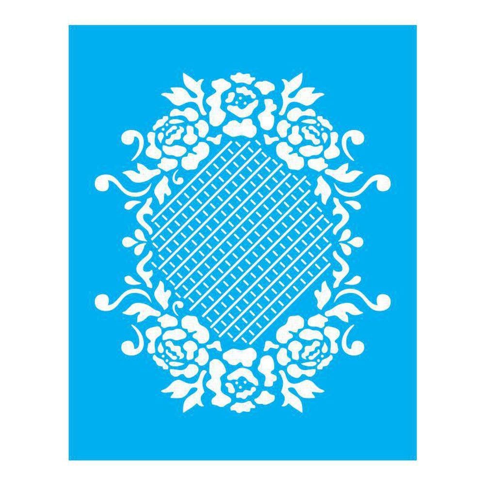 Stencil Tamako Floral - 20X25Cm - Ref B408