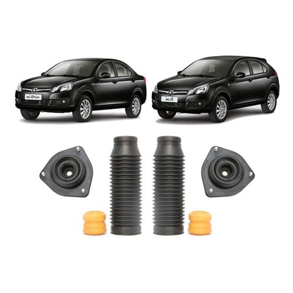 2 Kit Coxim Amortecedor Dianteiro Jac J3 2013 2014 2015 2016