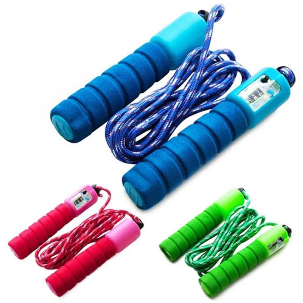 Corda De Pular Com Contador De Pulos Funcional Profissional