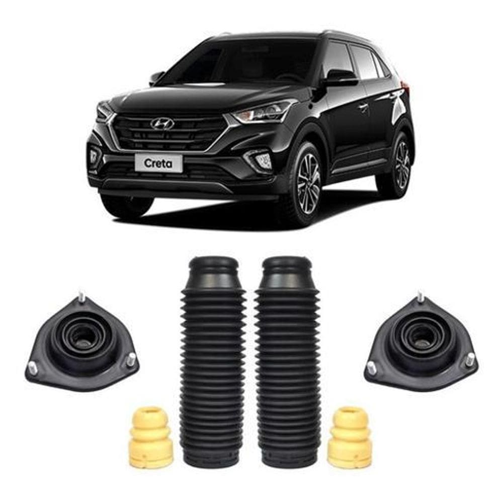 Par Kit Coxim Suspensão Dianteira Hyundai Creta 2016 A 2020